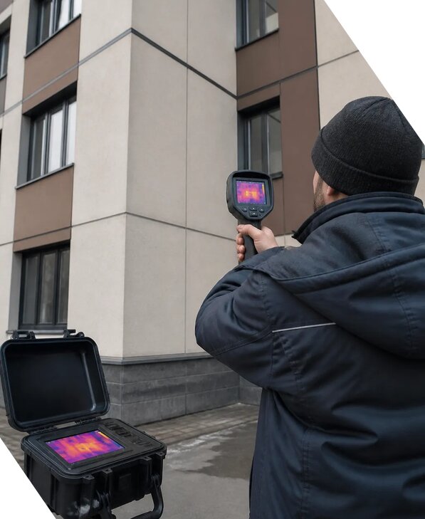 Тепловизионное обследование зданий и сооружений в Вязьме